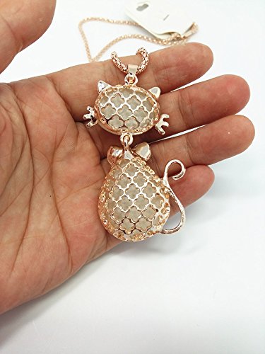 QTMY-Long-Cat-Pendant-Necklace-Gift-for-Women-Teen-Girls-Cute-Crack-Rhinestone-Statement-Choker-Fashion-Jewelry