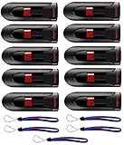 SanDisk Cruzer Glide 16GB (10 Pack) Cruzer USB 2.0 Flash Drive Jump Drive Pen Drive CZ60 - w/ (5) Everything But Stromboli (tm) Lanyard