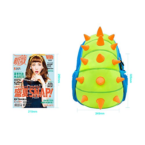 YISIBO Waterproof Kids Backpack 3D Dinosaur Cartoon School Sidesick Bags Toddler Backpacks