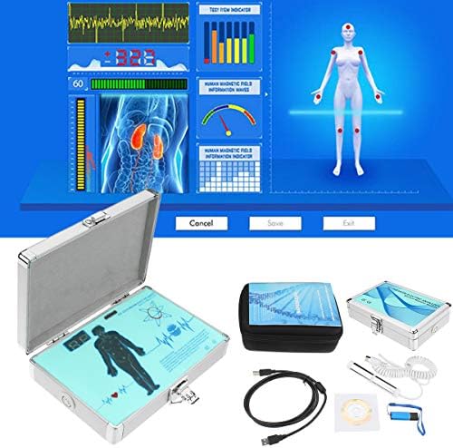 RISHIL WORLD English Spanish Quantum Magnetic Resonance Health Body Analyzer Newest Generation