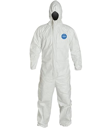 【未使用】MELTED BUTTER SWAN COVERALL 12-18m DuPont Tyvek 400 TY127S Protective Coverall with Hood