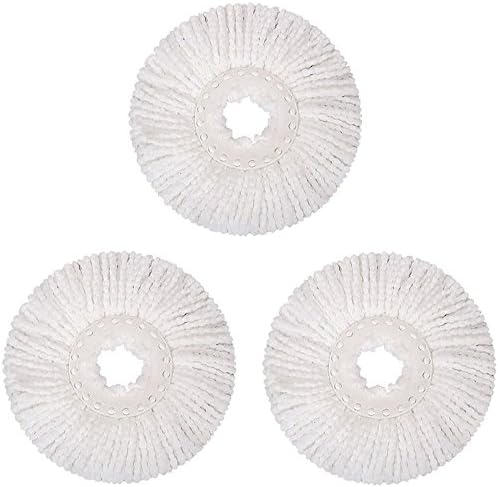 Hoople Replacement Rotating Mop Head Microfiber Mop Head (3 pack)