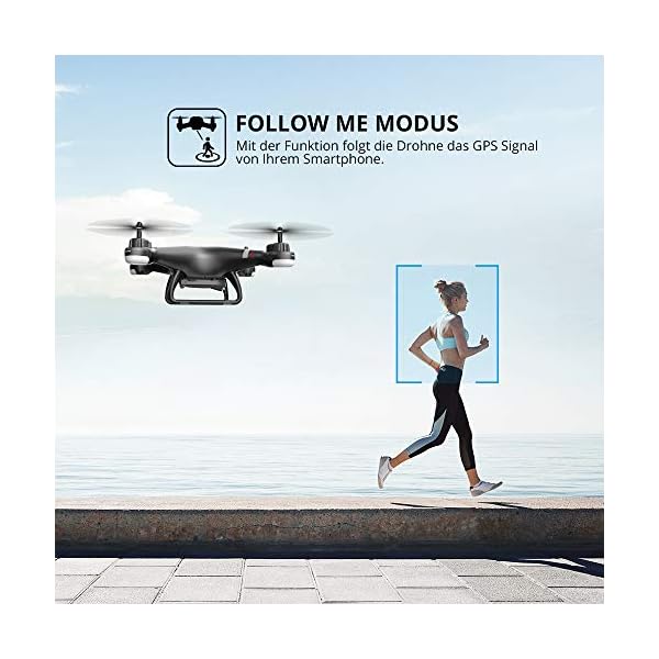 HOLY STONE HS110G GPS Drohne mit 1080P 110° Kamera HD, RC Quadrocopter mit WiFi FPV-Live-Videokamera… – Bild 4