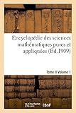 Image de Encyclopédie sciences mathématiques pures, appliquées. Tome II. Premier volume (Litterature) (French Edition)