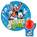 Projectables Mouse Clubhouse Plug-in LED Night, Light Sensor, Disney Characters Mickey, Goofy, Donald Image on Ceiling, Wall, or Floor, Red/Blue, 11743, Mutli