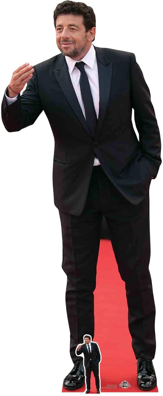 CS825 Star Cutouts Patrick Bruel Suit Lifesize Cardboard Cutout/Standee/Standup Perfect for Parties Fans