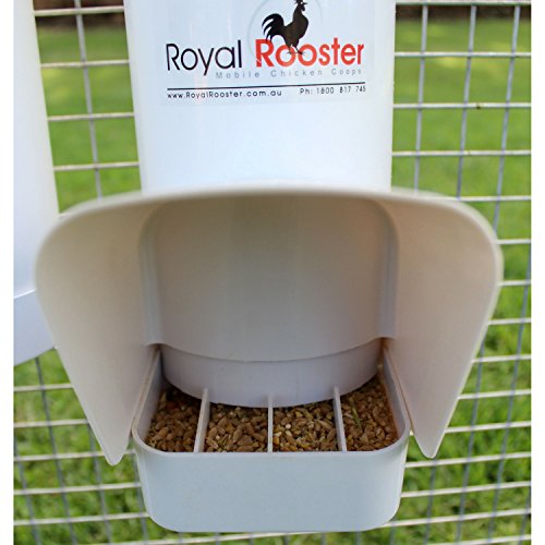 Royal Rooster Chicken Feeder and Waterer Set Includes 1 Gallon Waterer with 2 Cups and 7lb