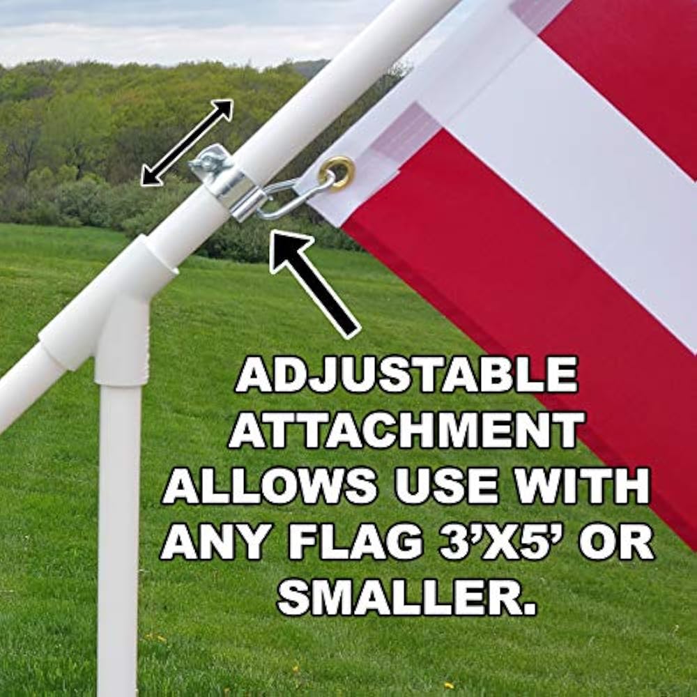 Portable Flag Pole Premium Flagpole For Camping, The Beach
