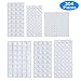 Rubber Feet, AUSTOR 304 Pieces Clear Adhesive Bumper Pads Self Stick Furniture Bumpers Buffer Pads, 6 Sizes for Doors, Cabinets, Drawers