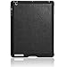 INVELLOP BLACK Leatherette Case Cover for iPad 2 / iPad 3 / iPad 4 / The new iPad Built-in magnet for sleep/wake feature