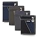 Boy Canvas Sport Wallet, OURBAG Men Casual Trifold Short Wallets Fashion Purse with Chain Black