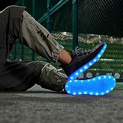 BosenHulu Light Up Shoes for Women Men USB Charging