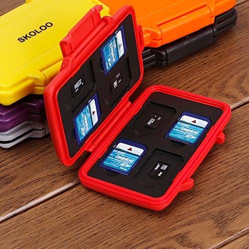 SD Card Holder Case Hunter, SKOLOO Weatherproof Micro SD Card Case