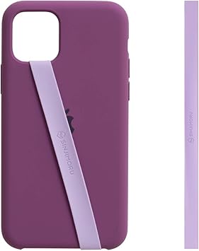 Amazon Sinjimoru シリコンスマホホルダー Iphone Androidなどスマホケース スマホカバーに貼り付ける薄型スマホベルト 落下防止 片手操作できるリボン型 Iphone ホールドリング ラベンダー ホールドリング 通販