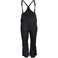 womens black snow bibs
