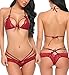 Avidlove Lingerie Lace Babydoll 2 Piece Sexy Bra and Panty Sets