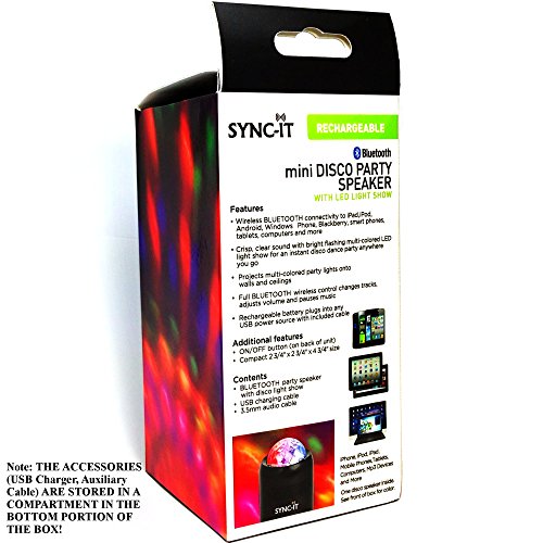 SYNC-IT-Bluetooth-Portable-Wireless-Party-Speaker-With-Disco-Light-Show-Full-USB-Connectivity-Multi-Colored-LED-Lights-Little-Speaker-Big-Sound