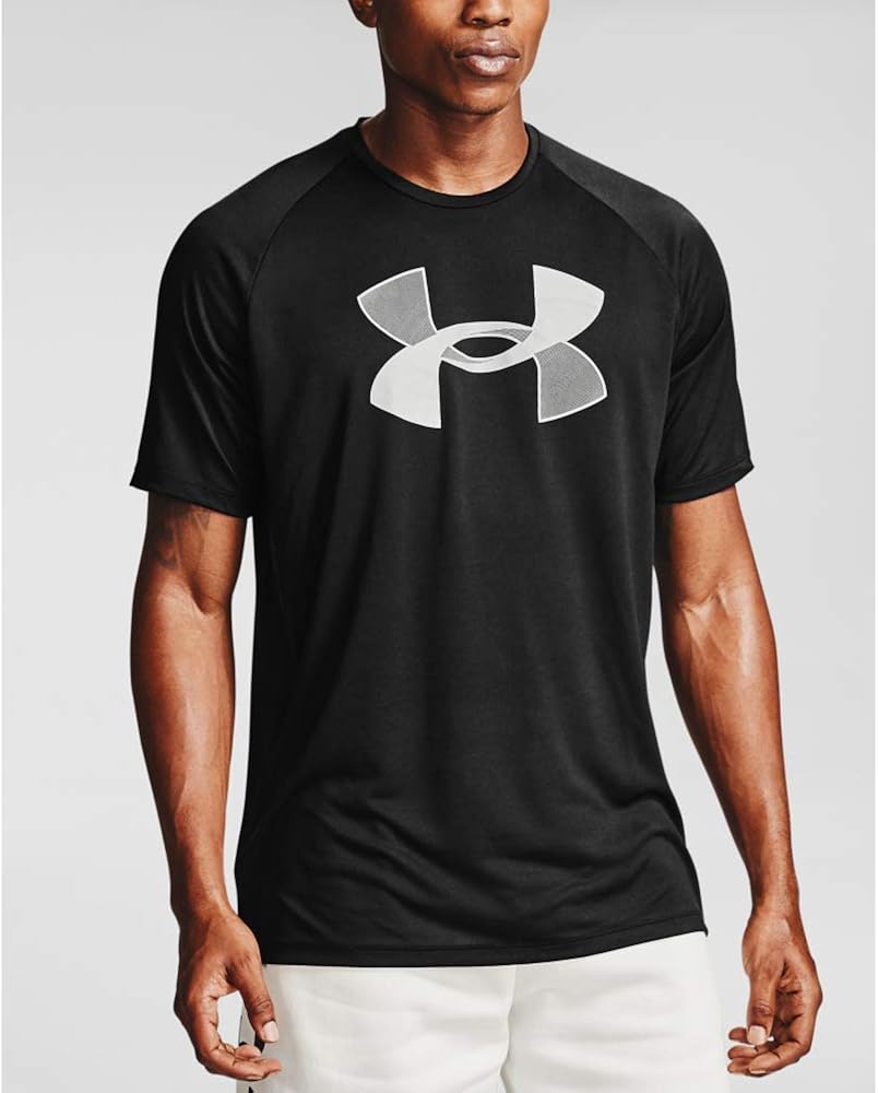 under armour men's big logo ua tech shorts