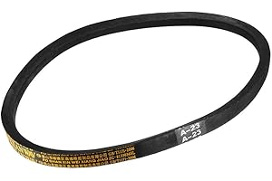 uxcell A23 Drive V-Belts 23" Pitch Length 13mm Width 8mm Thick JIS Standard A-Section Rubber Drive Transmission Belt