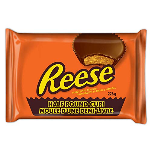 Reese Peanut Butter Cup Candy, Half Pound Cup, 226-Gram/7.97oz