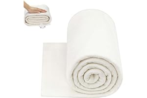 Quilt Batting Natural Cotton - Premium Quilting Supplies, Soft Cotton Quilt with Cotton Batting, Perfect for Quilting, Stuffi