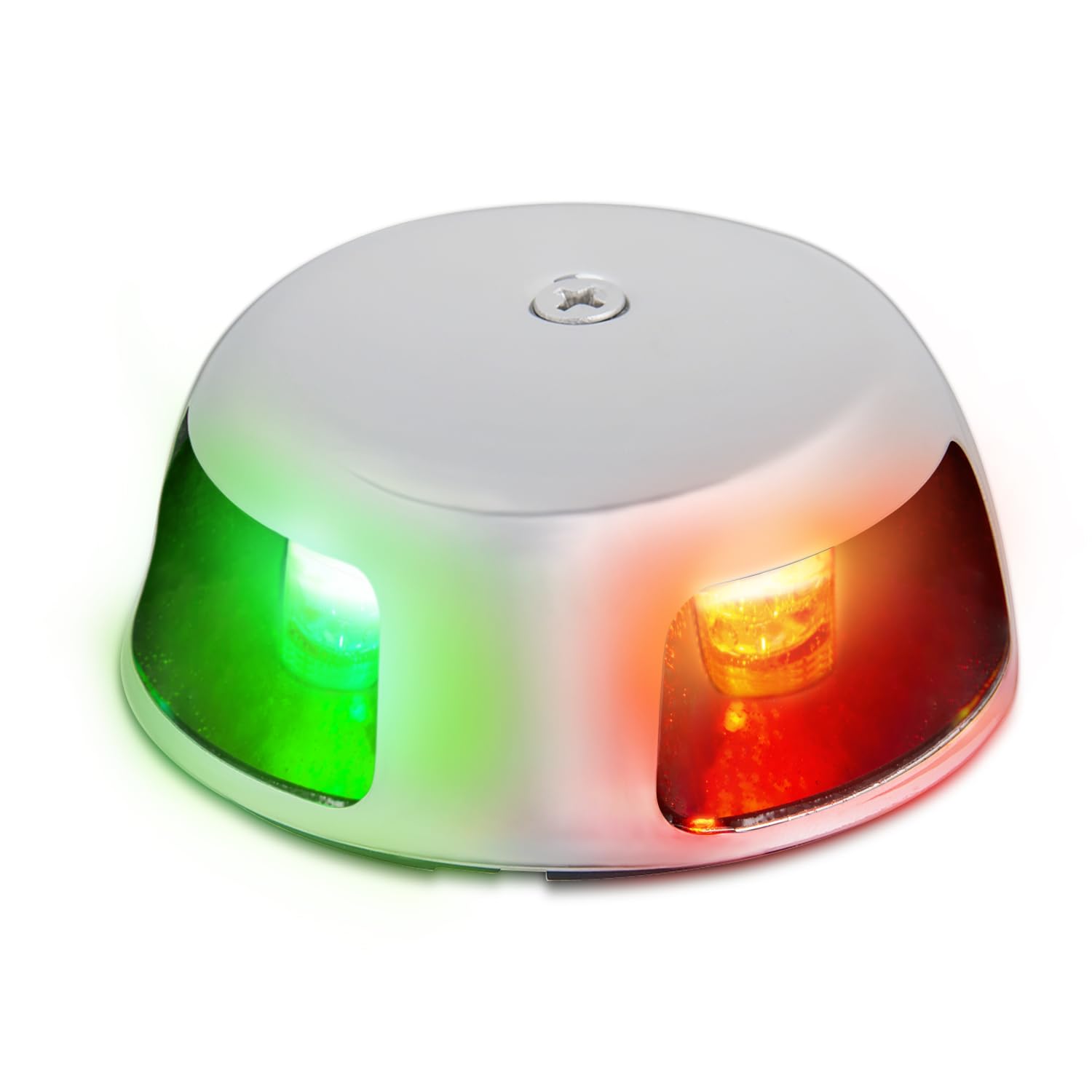 Photo 1 of Young Marine Deck Mount, Stainless Steel, Bi-Color Bow Light Red and Green LED for Boat Pontoon Yacht Skeeter