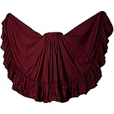 OD Professional Dance Skirt for Folkloric Mexican or Flamenco Dancing Double Circle (Doble Vuelo)