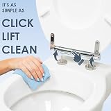 AQUALONA Premium Tongue and Groove Soft Close Toilet Seat White view 3