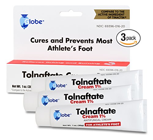 [3-Pack] Tolnaftate Cream USP 1% Antifungal Compare to Tinactin Total 3 OZ.