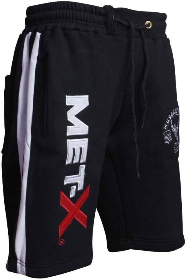 Mens Summer Shorts Training Gym Shirts Running Park Beach Wear Black