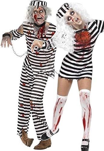 zombi kostum mahkum prison haeftling
