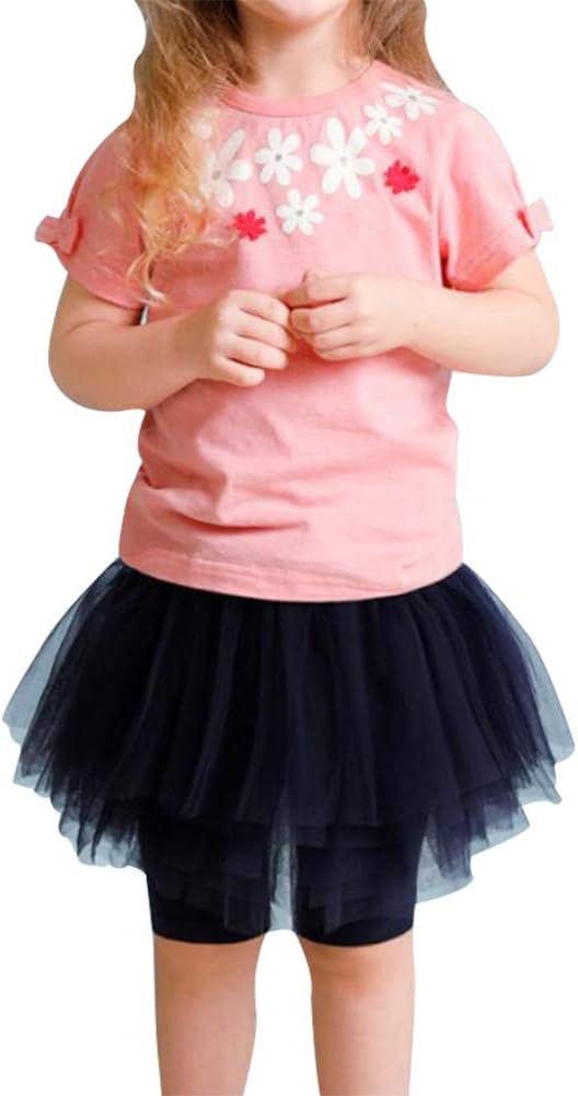 BomDeals Adorable Cute Toddler Baby Girls Clothes Set,Long Sleeve T-Shirt +Pants Outfit