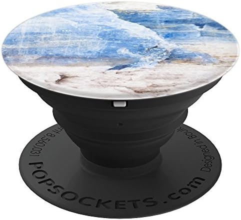 Blue Kyanite Stone Mineral Geology Gemstone Crystal - PopSockets Grip and Stand for Phones and Tablets