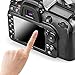 Camera Screen Protector for Nikon D7200 D7100 D800 D800e D810 D750 D600 D610 D500, AFUNTA Anti-scratch 9H LCD Tempered Glass(2 Pack)
