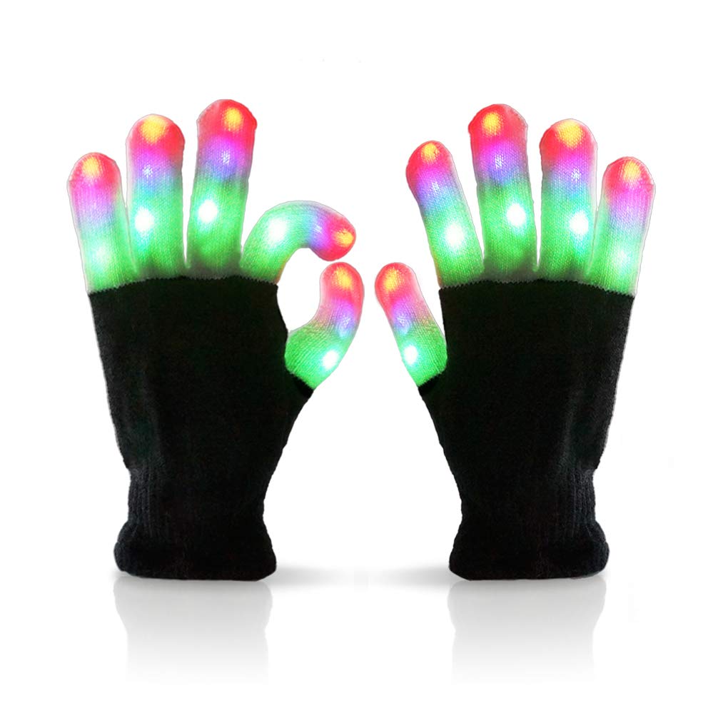 Luwint LED Colorful Flashing Finger Lighting Gloves Buy Online in