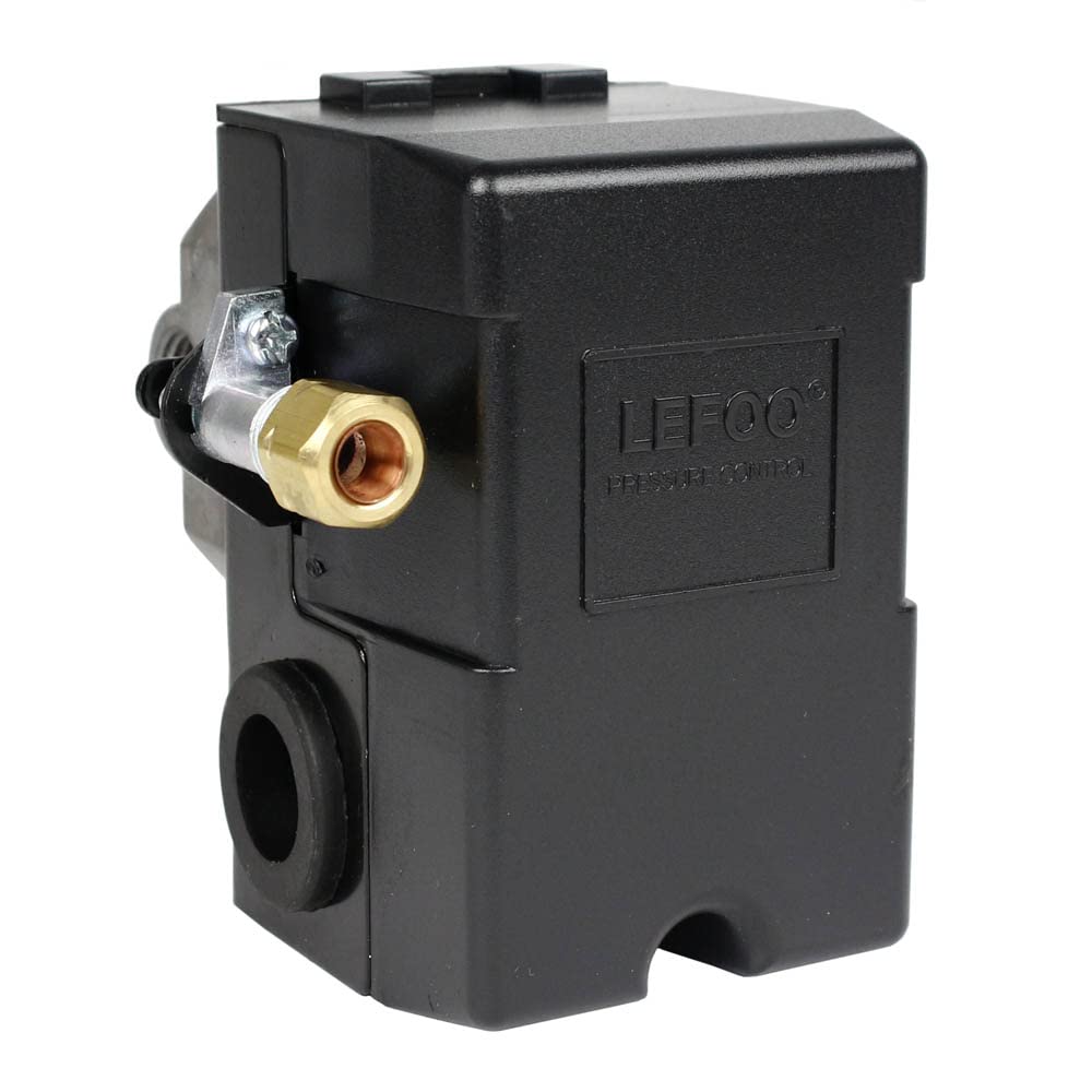 Photo 1 of Lefoo Quality Air Compressor Pressure Switch Control 95-125 PSI 4 Port w/Unloader LF10-4H-1-NPT1/4-95-125