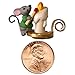 Hallmark 799QXM8133 Mini - A Creature Was Stirring #4 - Mouse with Candle Keepsake Christmas Ornaments