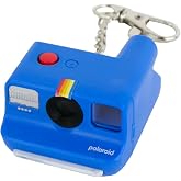 World&rsquo;s Smallest Polaroid Go Blue Mini Camera Keychain, Ages 6+ | Features a miniature pretend instant photo that ejects from the camera. Includes attachable keychain