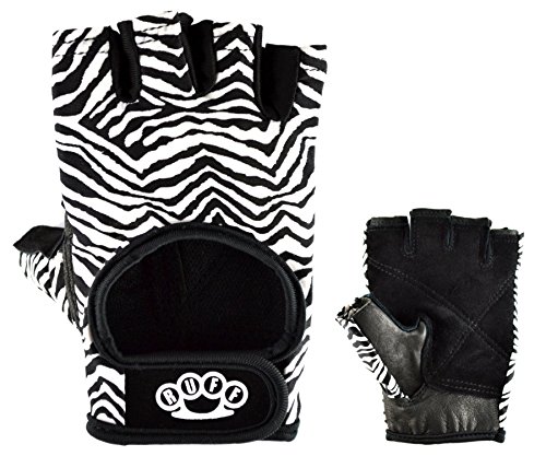 UPC 784672456401, Zebra Weightlifting Gloves By RUFF ★ BEST Women&#39;s Workout Gloves, Leather Palms, Comfortable Fit, Maximum Grip Strength, Reinforced Double-stitching. 100% Money-Back Guarantee! (Small)