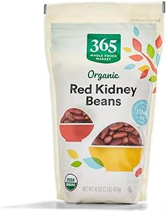 365 by Whole Foods Market, Organic Red Kidney Beans, 16 Ounce