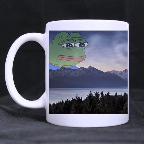 Rare Pepe sad Frog lanscape Coffee Mug