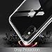 Nicexxxx Anti-Scratch 9H Tempered Glass Back and Soft TPU Bumper Drop Protection, Wireless Charging Compatible with iPhone X/iPhone Xs