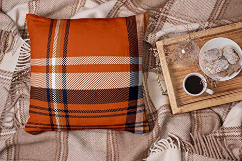 fall plaid pillow covers