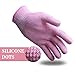 Evridwear Cutting Gloves Level 5 Cut Resistant, Food Safe Gloves with Non-Slip Grip for Kitchen, Meat Cutting & Mandoline Use, 2 Pairs (S, Pink+Gray)