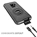 S9 Case,Galaxy S9 Case,DUEDUE Ring Kickstand Belt Clip Holster,Shockproof Heavy Duty Hard PC Soft Silicone Rugged Hybrid Bumper Full Body Protective Case for Samsung Galaxy S9 for Men and Boys, Black