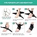 4UMOR Ankle Brace, Ankle Support Sleeve for Men Women, Running, Walking, Basketball, Hiking, Football, Jogging, Sprains, Arthritis, Easy to Thermolysis and Ventilated, Improve Ankle Strength-One Size