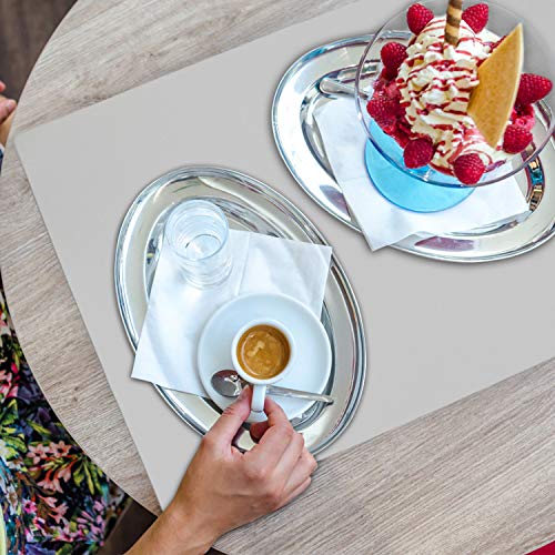 Oversize Silicone Mat for Crafts, Gartful 27.5 x 19.6 inches Epoxy Resin Jewelry Casting Molds Premium Silicone Placemat Nonslip Nonstick Countertop Protector, Light Grey