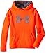 Under Armour Youth Boys' Fleece Storm Big Logo Hoody, Bolt Orange/Graphite, Small