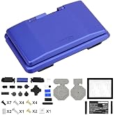 Replacement Full Housing Shell Case Kit Cover for Nintend DS NDS Game Console Repair Parts (Blue)