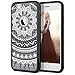 iPhone 6 Case, iPhone 6S Case, SmartLegend Retro Totem Mandala Floral Pattern Clear Acrylic PC Hard Back Cover with TPU Bumper Hybrid Transparent Protective Case for iPhone 6/6S 4.7